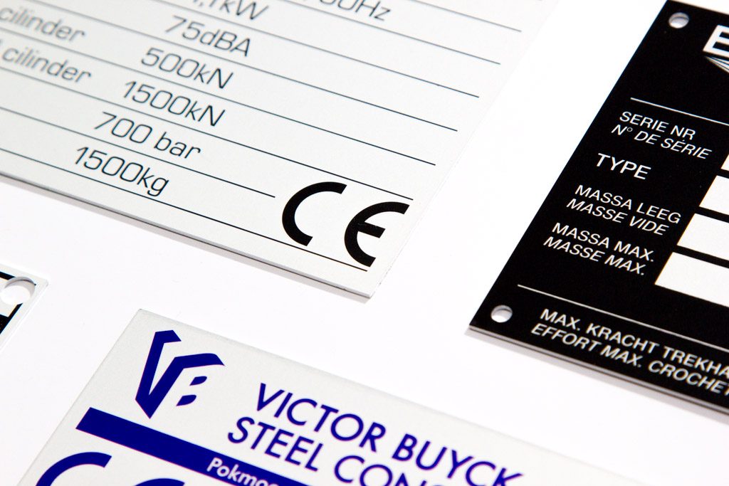  Aluminium - CE Typeplaat - Frezen/Graveren