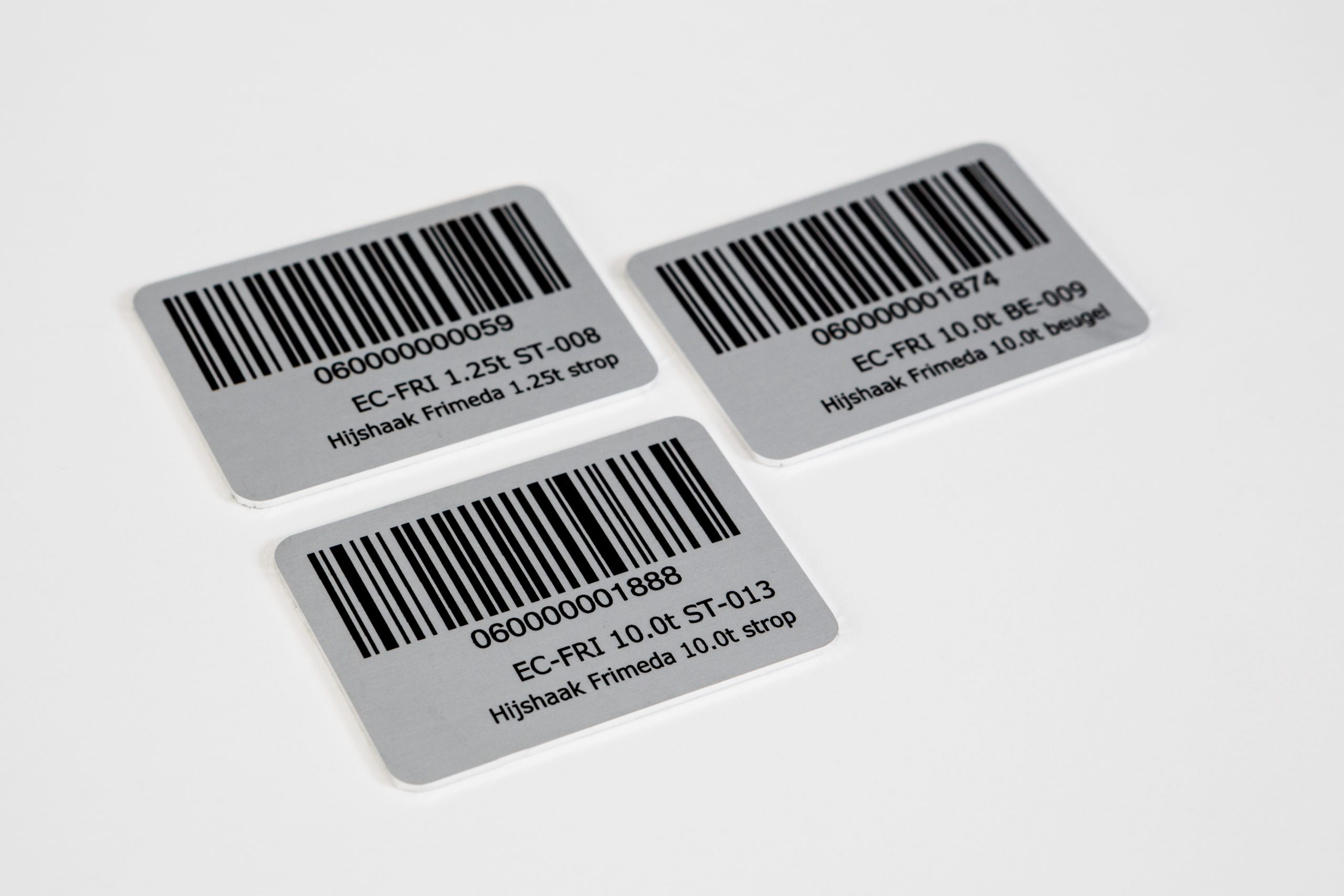 CE typeplaat - Aluminium