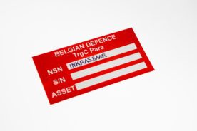 CE typeplaat LABEL - Aluminium