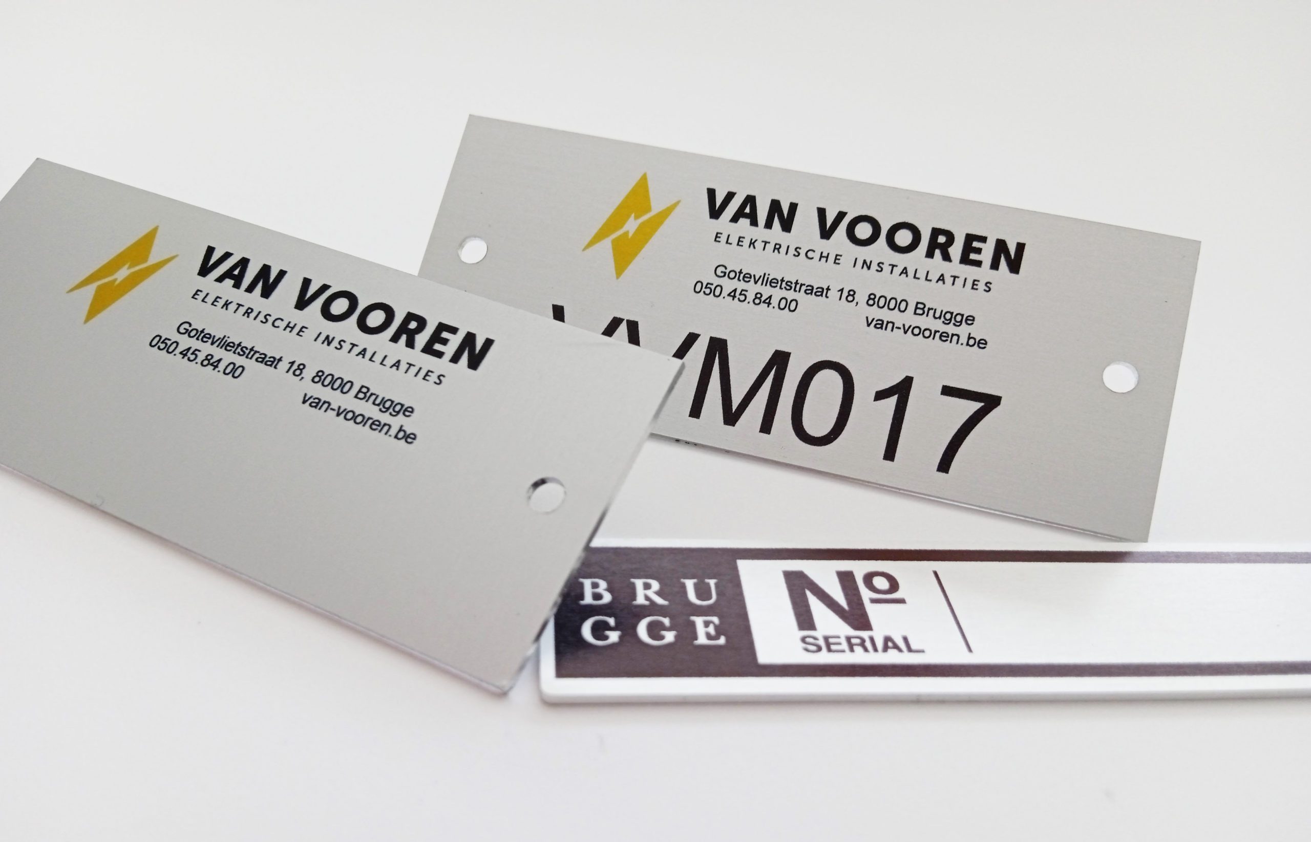 Aluminium - Naamplaat - Frezen