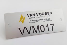 Aluminium - Naamplaat - Frezen