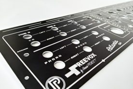 Aluminium - Frontpaneel - Lasergravure - Frezen - Sound and Vision	